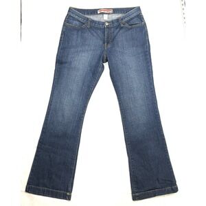 Gap Long and Lean Womens Size 10 Medium Wash Flare Bootcut Jeans 2008